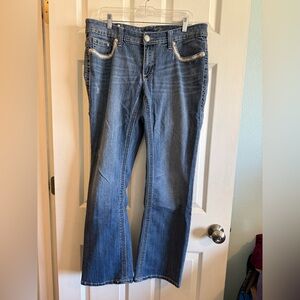 Seven7 Women's Boot Cut Jeans - Classic Blue